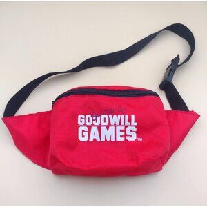 Vintage 1990 Seattle Goodwill Games Red Fanny Pack PNW Olympics 90s Collectible